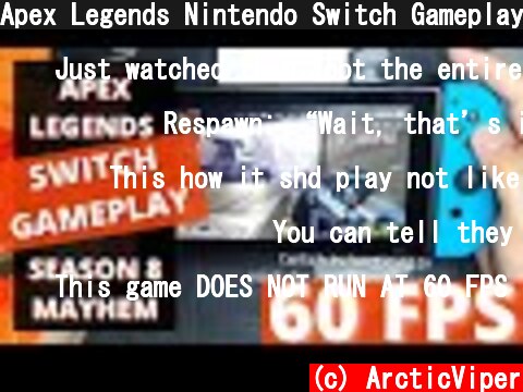 Apex Legends Nintendo Switch Gameplay: Season 8 - 60 FPS  (c) ArcticViper